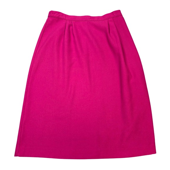 Southern Lady Dresses & Skirts - Vintage Southern Lady Hot Pink Midi A-Line Skirt Women's Size 16 Hot Pink